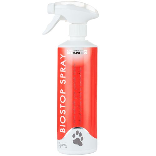 Diamex BioStop Spray 500ml - preparat ochronny dla zwierząt, z olejkami eterycznymi, przeciw insektom