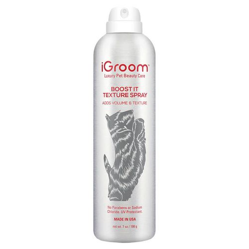 iGroom Boos It Texture Spray 198g - profesjonalny spray nadający odpowiedniej tekstury i objętości