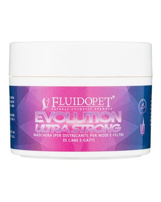 FluidoPet Evolution Ultra Strong Mask - wysoko odżywczo-regenerująca maseczka, skraca czas suszenia i ułatwia rozczesywanie sierści