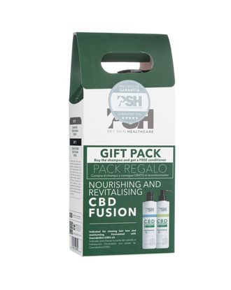 PSH Pet Pack Fushion 2x300ml - zestaw kosmetyków dla psów i kotów z problemem wypadającej sierści