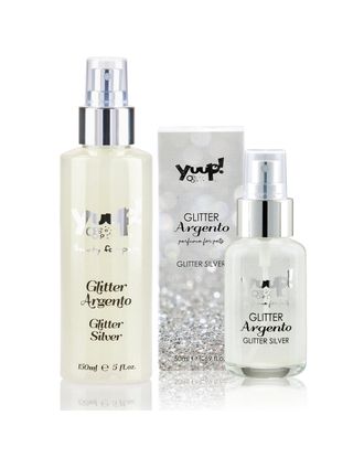 Yuup! Fashion Glitter Silver - perfumowany preparat nabłyszczający ze srebrnymi drobinkami