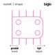 Biglo Pet Recovery Suit Pink - ubranko pooperacyjne dla psa, kota, różowe