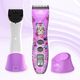 Kenchii Flash 5 Purple Cordless Clipper - profesjonalna maszynka bezprzewodowa, 5 biegowa z regulowanym ostrzem