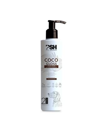 PSH Home Coco Gloss Conditioner 300ml - wegańska odżywka do suchej i matowej sierści psa, z olejem kokosowym 