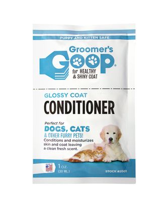 Groomer's Goop Glossy Coat Conditioner - nawilżająca odżywka dla psa i kota, do przetłuszczającej się sierści - 30ml