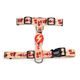 Dashi Tribes Back Harness - regulowane szelki guard dla psa, wzór z walecznymi stworkami
