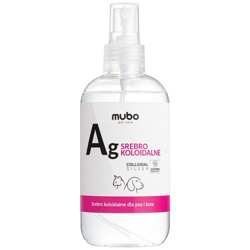 Mubo Colloidal Silver 250ml - koloidalne srebro dla psa i kota