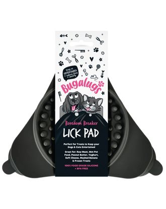 Bugalugs Triangle Lick Pad for Dogs & Cats - mała mata do lizania dla psa i kota, trójkątna