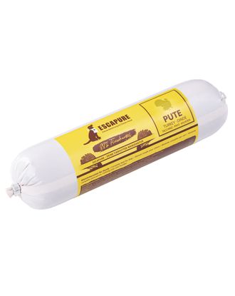 Escapure Pute Wurst - karma mokra dla psa, baton mięsny, indyk - 6x 400g
