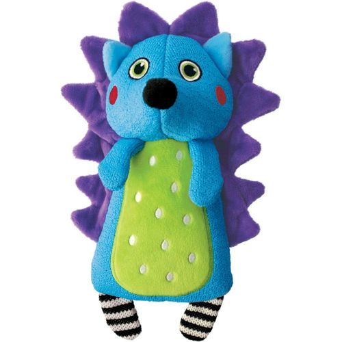 KONG Whoopz Hedgehog M - psia zabawka o unikalnej fakturze, jeż z 2 piszczałkami