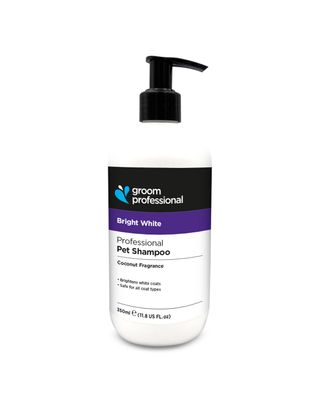 Groom Professional Bright White Shampoo - szampon do sierści białej i jasnej, koncentrat 1:10 - 350ml