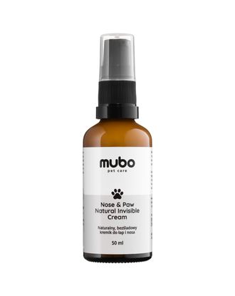 Mubo Nose & Paw Natural Invisible Cream 50ml - naturalny, bezśladowy kremik do łap i nosa psa i kota