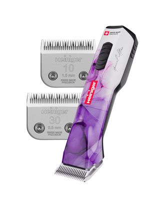 Heiniger Opal Special Edition Clipper - profesjonalna, dwubiegowa, cicha maszynka bezprzewodowa z silnikiem bezszczotkowym, zestaw ostrzy