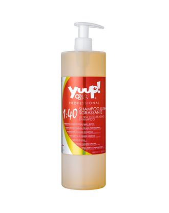 Yuup! Professional Ultra Degreasing Shampoo - odtłuszczający szampon dla psa, dogłębnie myjący, koncentrat 1:40