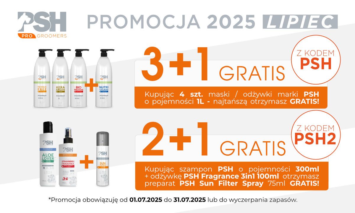 Lipcowa promocja PSH w GroomerShop.pl